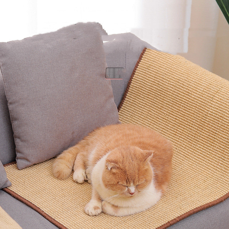 KFX-1732157 Sisal Cat Scratch Mat - Scratch-Resistant & Wear-Resistant, Available in Multiple Sizes