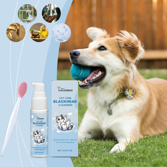 KFX-1733821 Pet Oral Cleaning Care Suite with Gentle Decontamination Solution and Brush for Dogs and Cats
