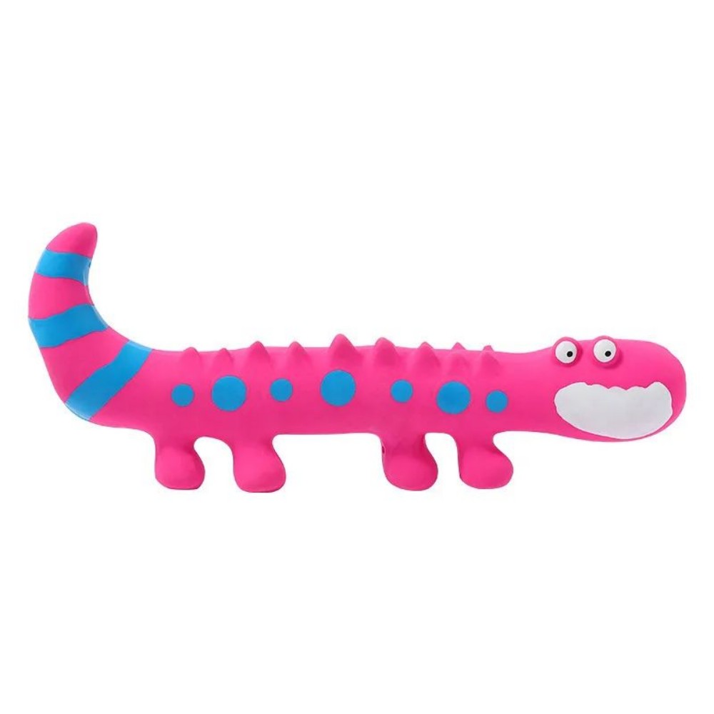 KFX-1734589 Squeaky Latex Lizard Dog Toy for Interactive Play and Training - Ideal for Small and Medium Dogs