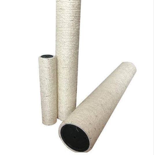 KFX-1735229 Natural Sisal Rope for Cat Scratching Posts - 6mm Diameter, 10FT/16FT/66FT Options for Easy Replacement