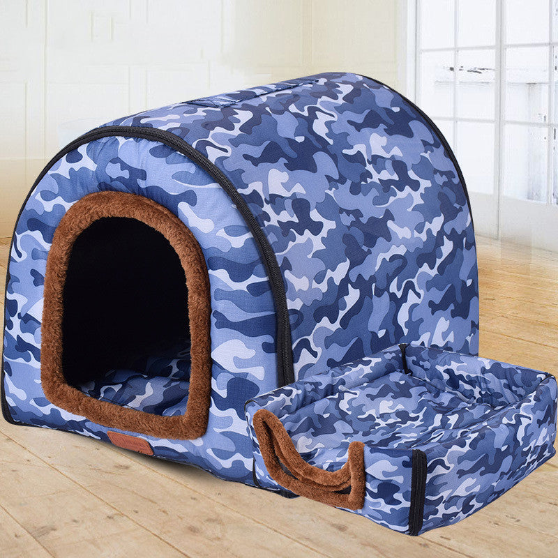 KFX-1735997 Removable and Washable Pet Kennel with Various Color Options, Size S 35x32x28cm