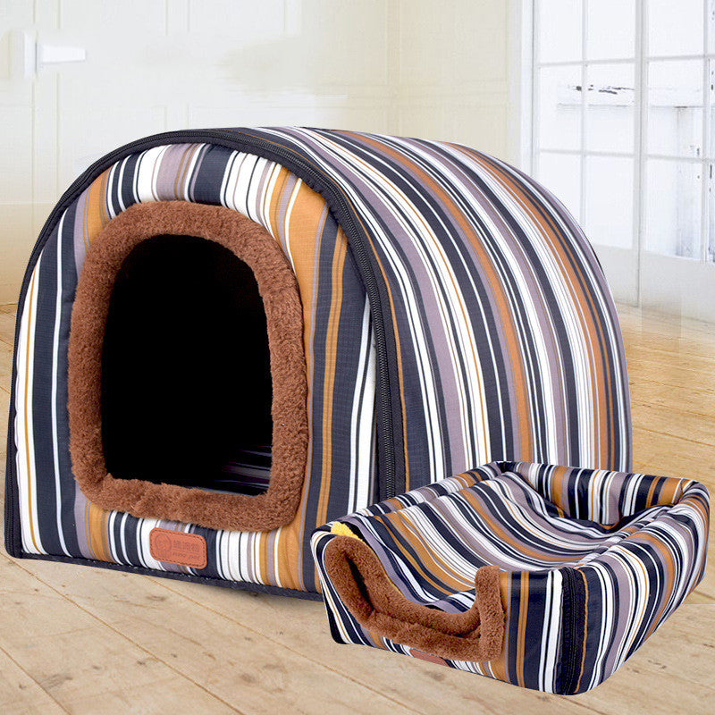 KFX-1735997 Removable and Washable Pet Kennel with Various Color Options, Size S 35x32x28cm