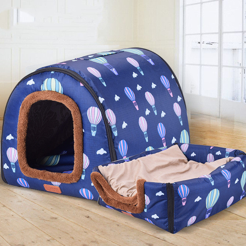 KFX-1735997 Removable and Washable Pet Kennel with Various Color Options, Size S 35x32x28cm