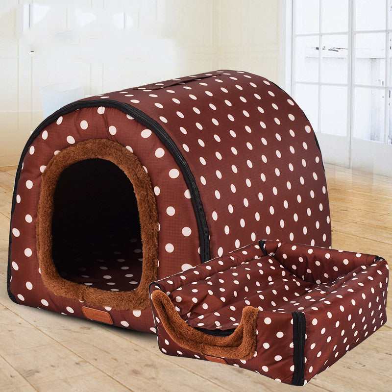 KFX-1735997 Removable and Washable Pet Kennel with Various Color Options, Size S 35x32x28cm
