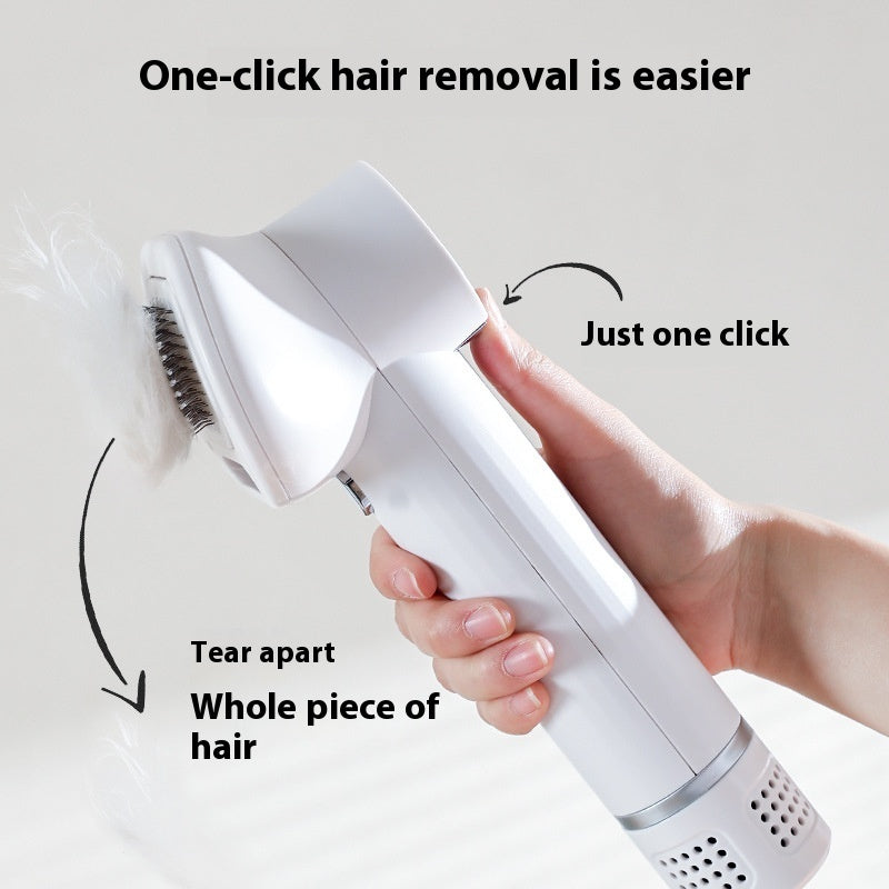 KFX-1737533 Two-in-One Pet Blow-Drying Comb with LED Display for Dogs and Cats