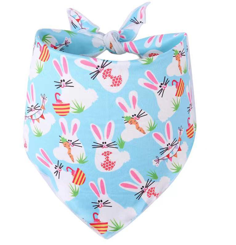 KFX-1739325 Easter-Themed Pet Party Décor Kit with Carrots, Towels, and Hair Hoop
