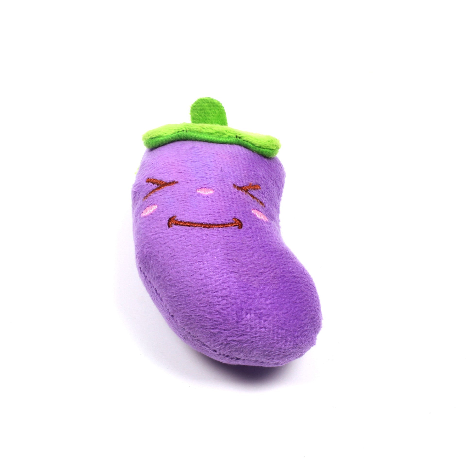 KFX-1747133 Plush Eggplant Sounding Toy for Pets - Soft and Engaging Interactive Plaything