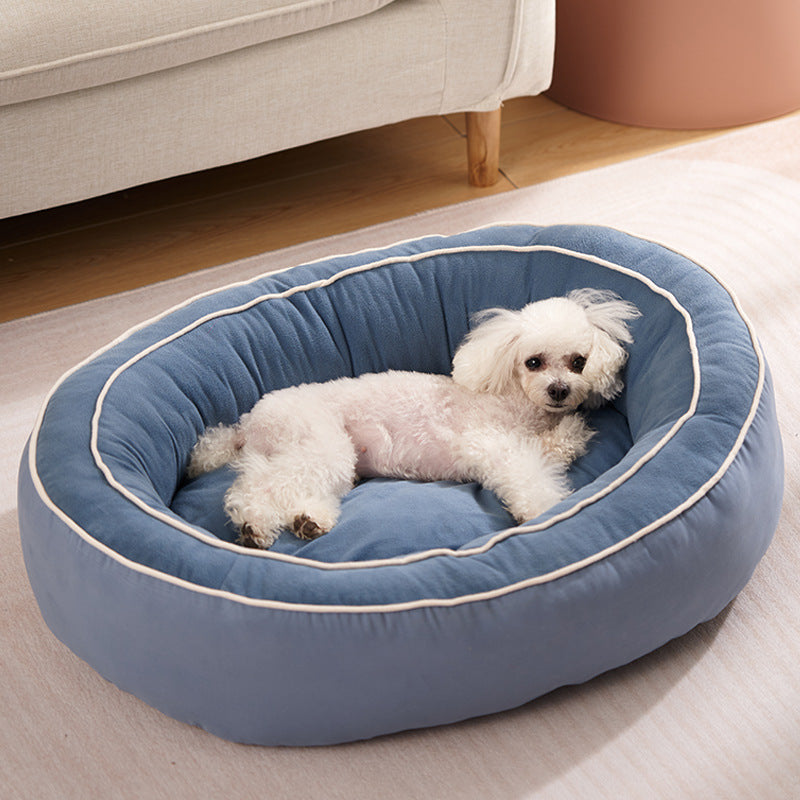KFX-1747517 Universal Washable Teddy Kennel with Cotton Filling in Chunchen Green - Medium, Large, Extra Large Sizes Available