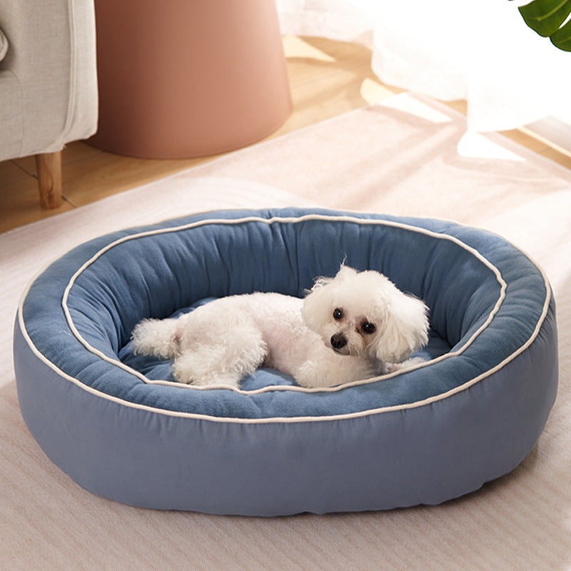 KFX-1747517 Universal Washable Teddy Kennel with Cotton Filling in Chunchen Green - Medium, Large, Extra Large Sizes Available