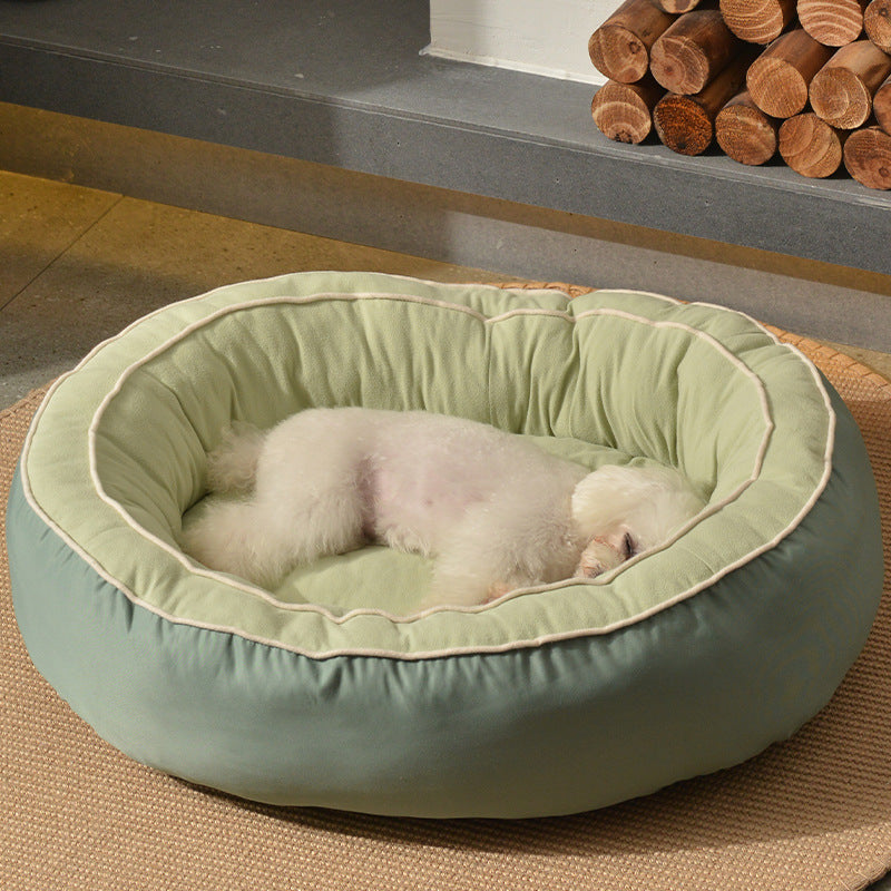 KFX-1747517 Universal Washable Teddy Kennel with Cotton Filling in Chunchen Green - Medium, Large, Extra Large Sizes Available