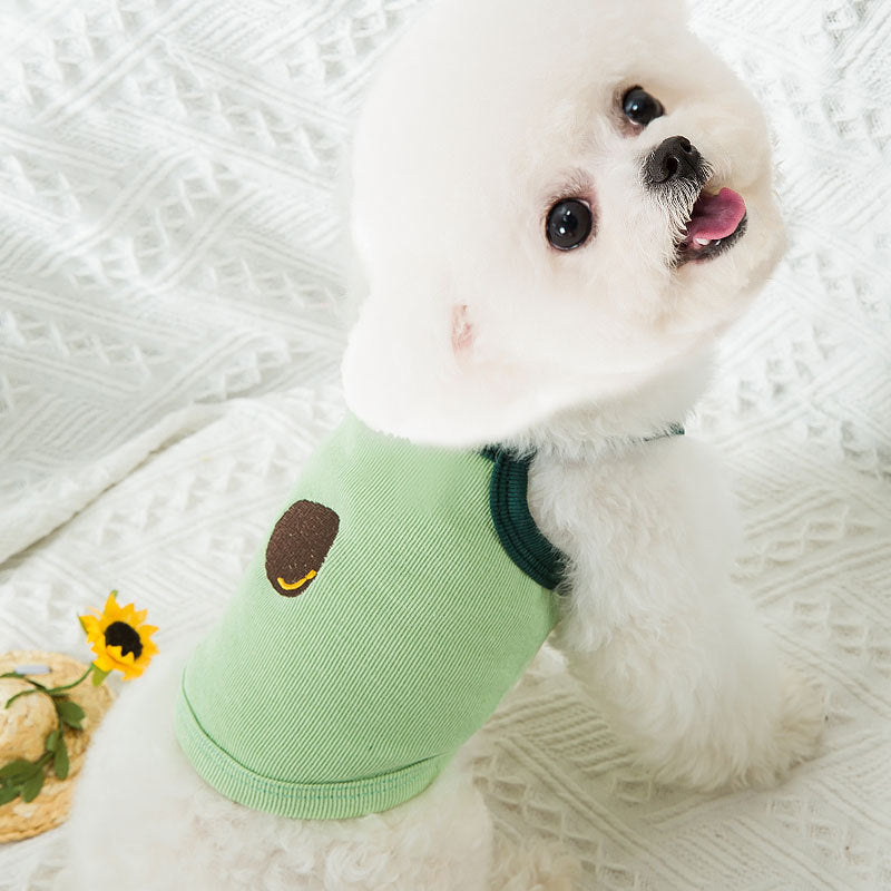 KFX-1748029 Lightweight Summer Sling for Dogs - Casual Ribbed Style Clothes