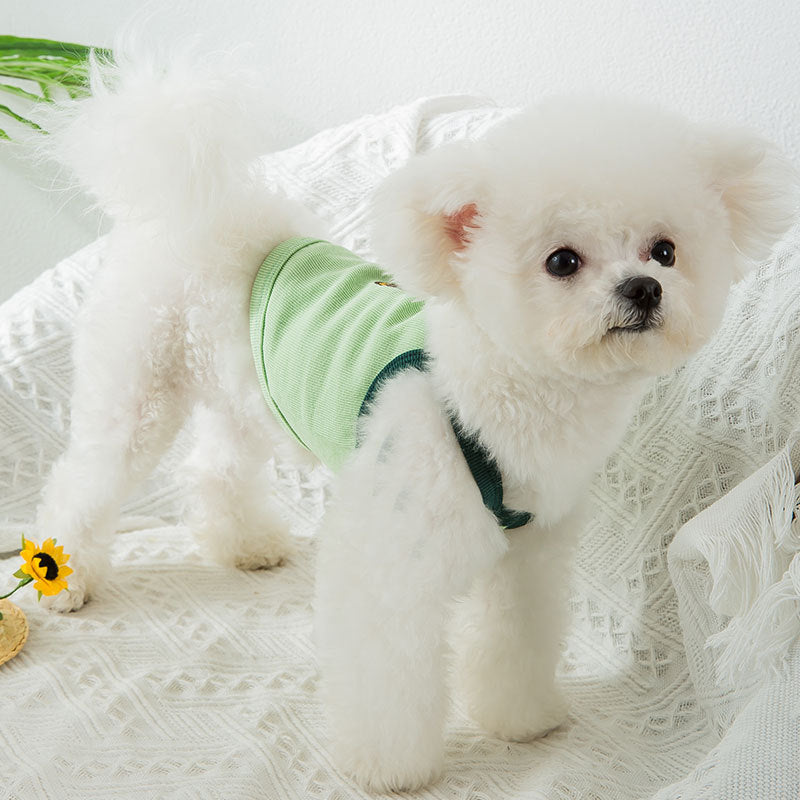KFX-1748029 Lightweight Summer Sling for Dogs - Casual Ribbed Style Clothes