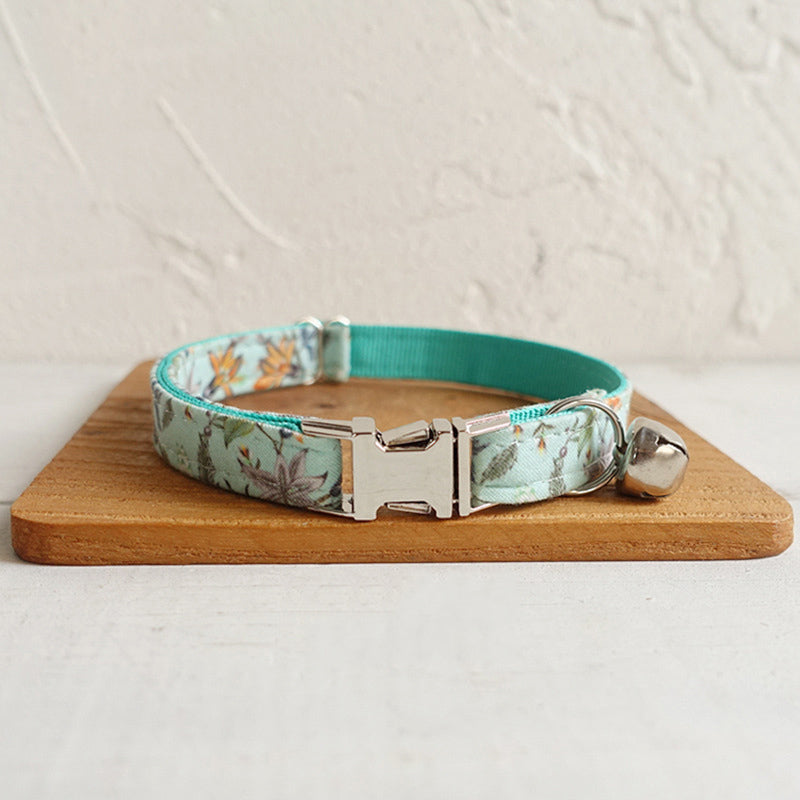 KFX-1749437 Adjustable Cloth and Webbing Pet Collar for Comfort and Fit