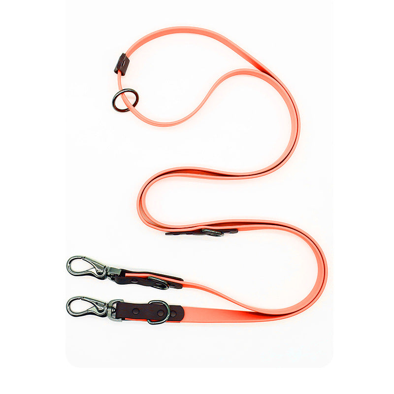 KFX-1753021 Multifunctional PVC Running Leash for Pets - Waterproof and Soft Handling Rope