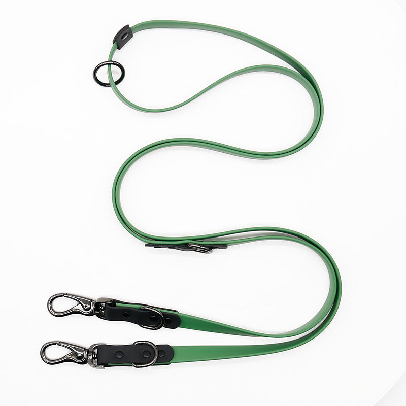 KFX-1753021 Multifunctional PVC Running Leash for Pets - Waterproof and Soft Handling Rope
