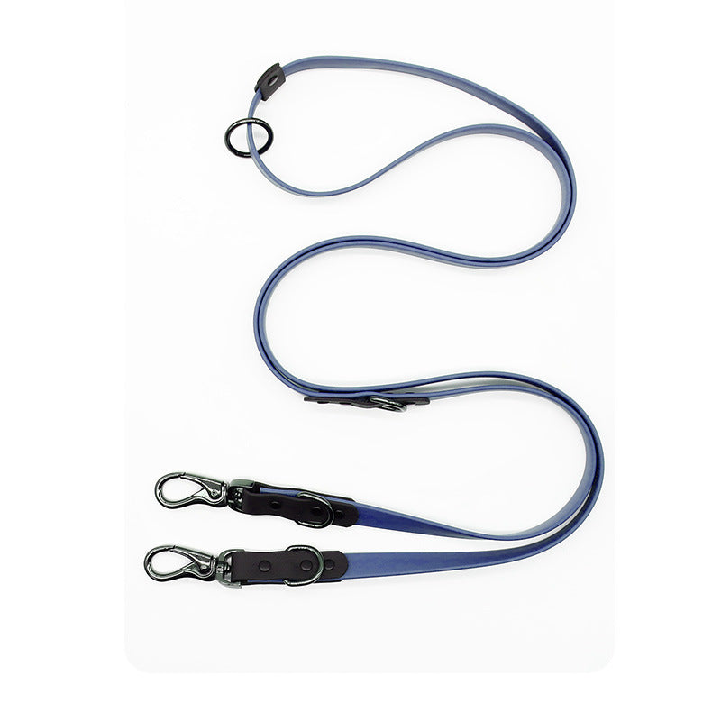 KFX-1753021 Multifunctional PVC Running Leash for Pets - Waterproof and Soft Handling Rope