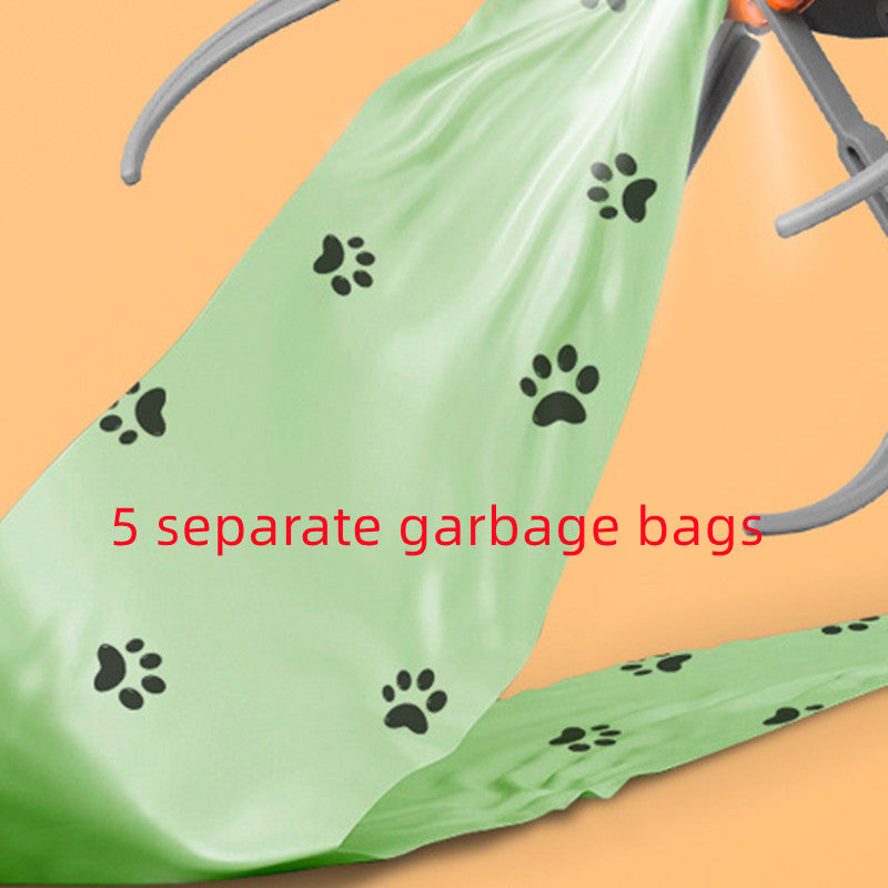 KFX-1756989 Portable Pet Cleaner with Toilet Holder and Garbage Bags