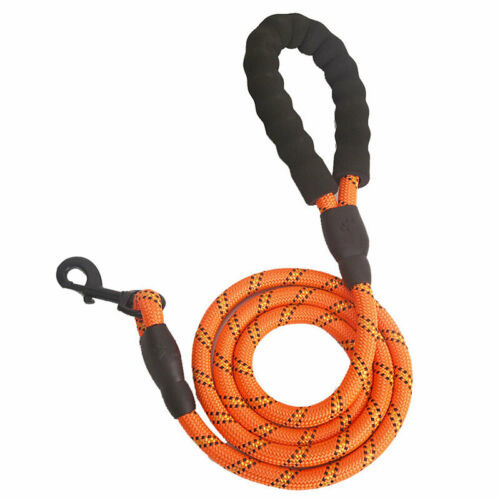 KFX-1758781 Reflective Nylon Braided Dog Walking Rope - Explosion-Proof Traction Belt, 1.5m Length