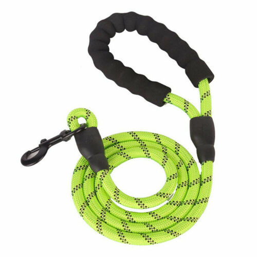 KFX-1758781 Reflective Nylon Braided Dog Walking Rope - Explosion-Proof Traction Belt, 1.5m Length