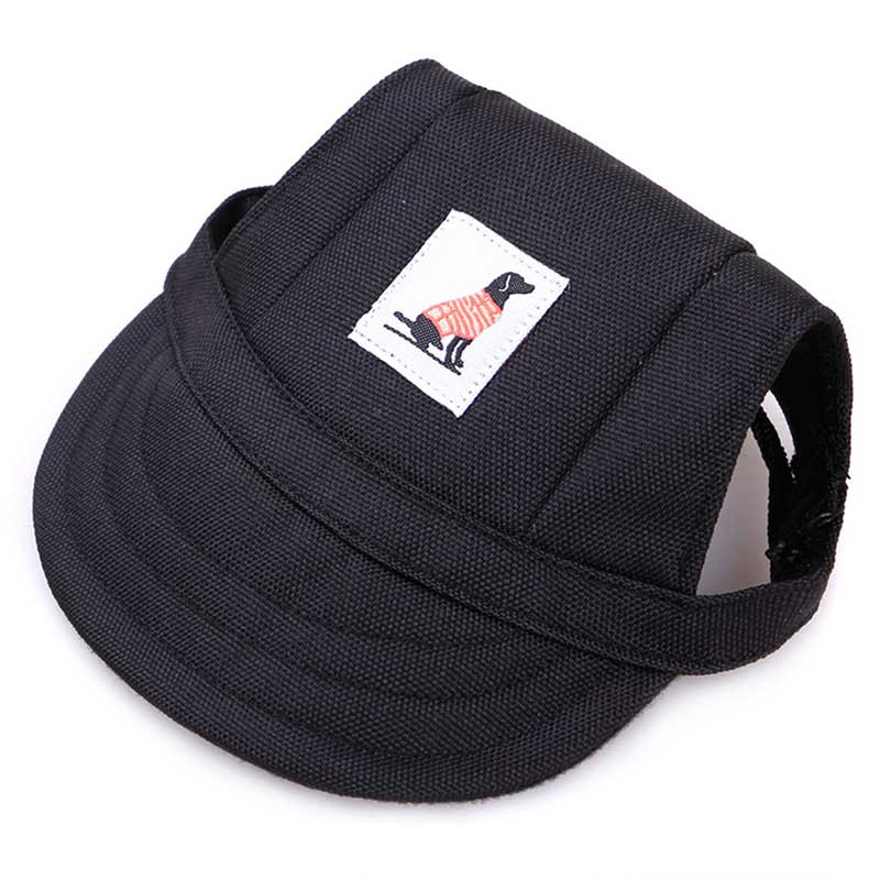 KFX-1763133 Dog Baseball Cap for Small to Medium Pets - Polyester Adjustable Hat for Puppies and Cats