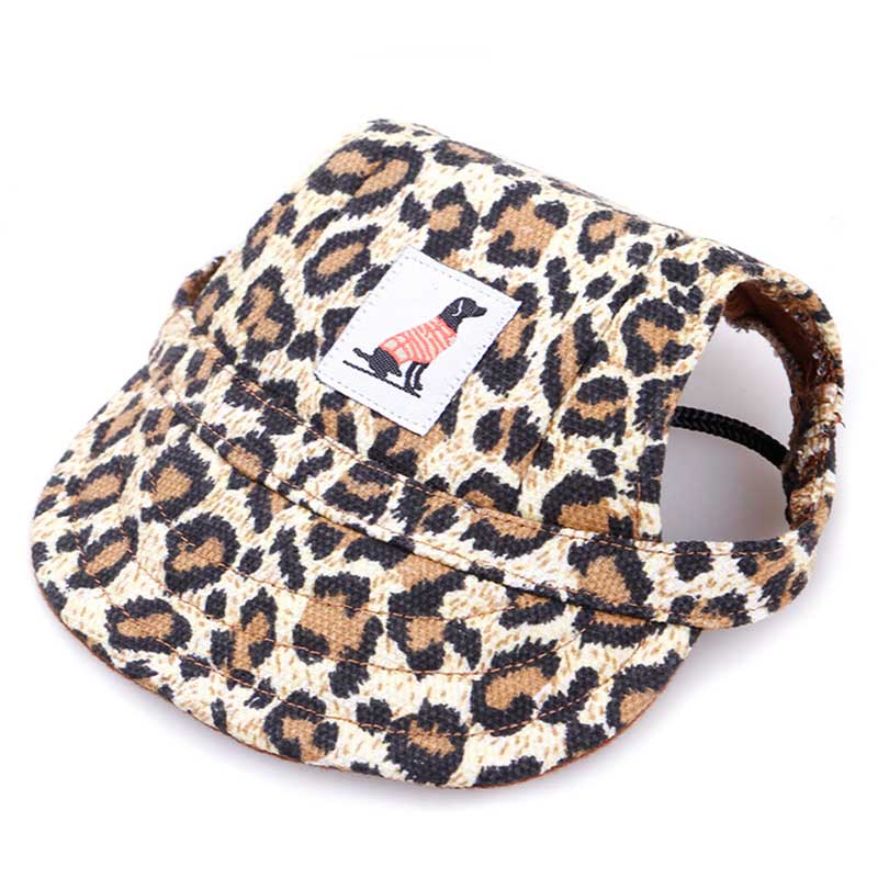 KFX-1763133 Dog Baseball Cap for Small to Medium Pets - Polyester Adjustable Hat for Puppies and Cats