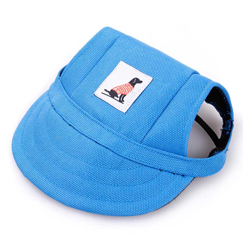 KFX-1763133 Dog Baseball Cap for Small to Medium Pets - Polyester Adjustable Hat for Puppies and Cats