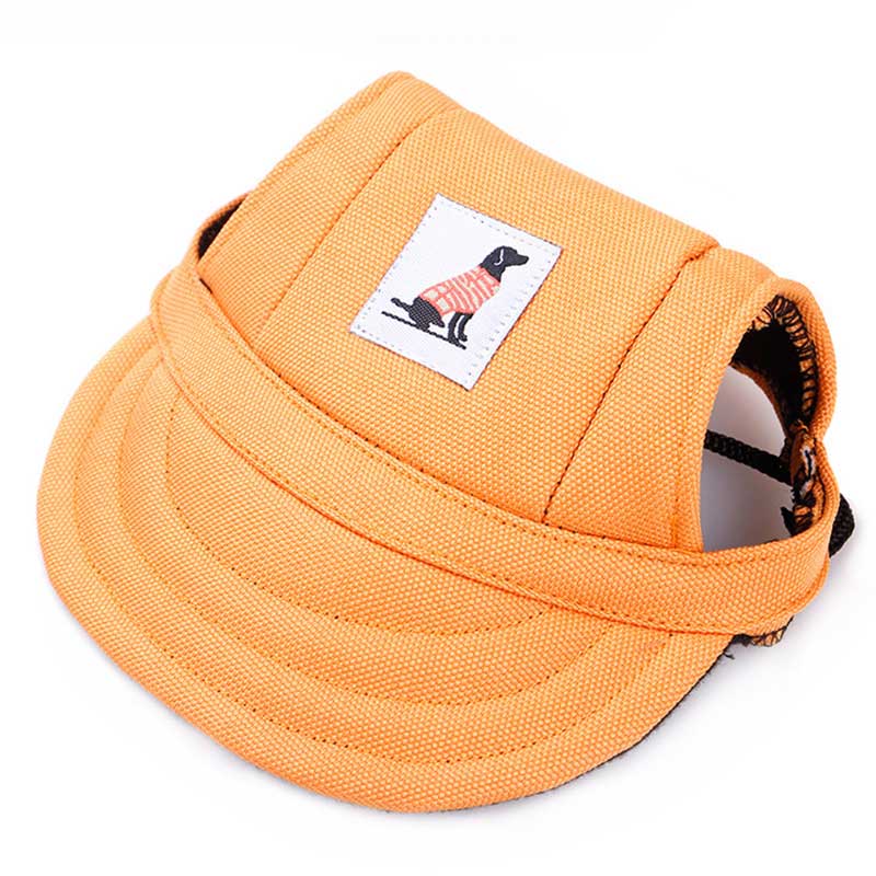 KFX-1763133 Dog Baseball Cap for Small to Medium Pets - Polyester Adjustable Hat for Puppies and Cats
