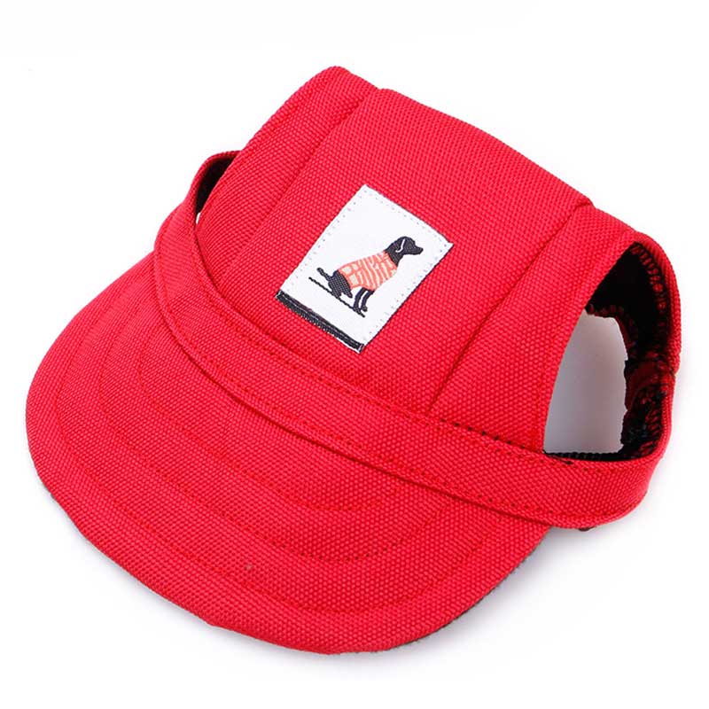 KFX-1763133 Dog Baseball Cap for Small to Medium Pets - Polyester Adjustable Hat for Puppies and Cats