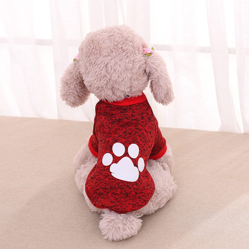 KFX-1764029 Cozy Two-Legged Dog Sweater in Solid Colors for Stylish Pets