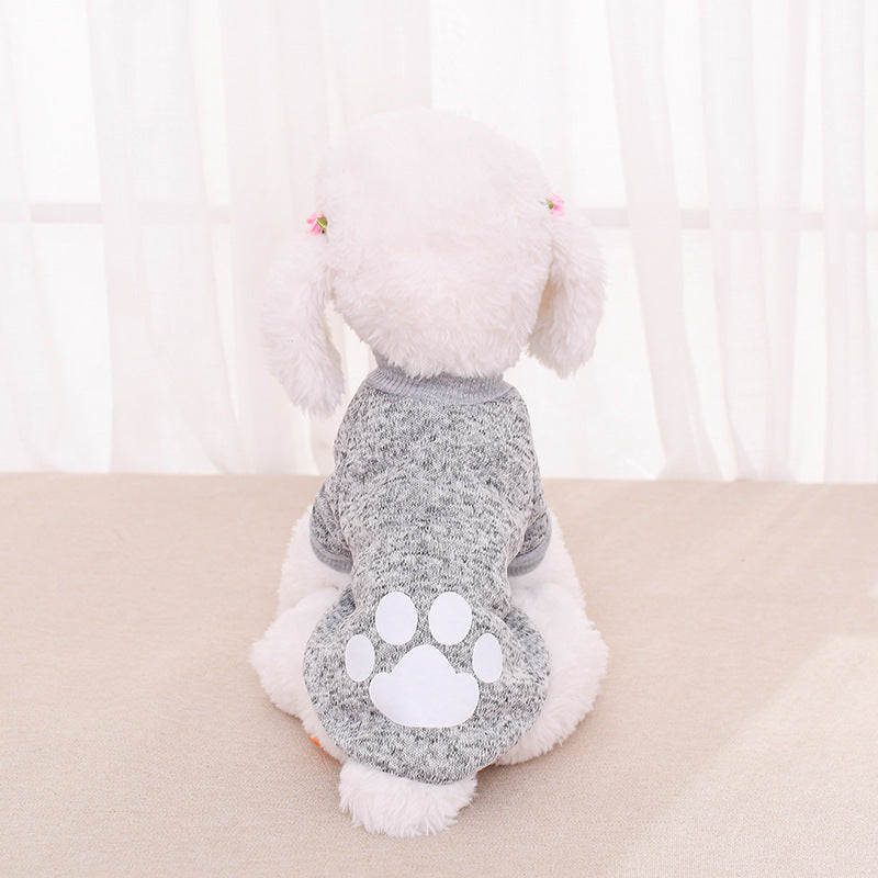 KFX-1764029 Cozy Two-Legged Dog Sweater in Solid Colors for Stylish Pets