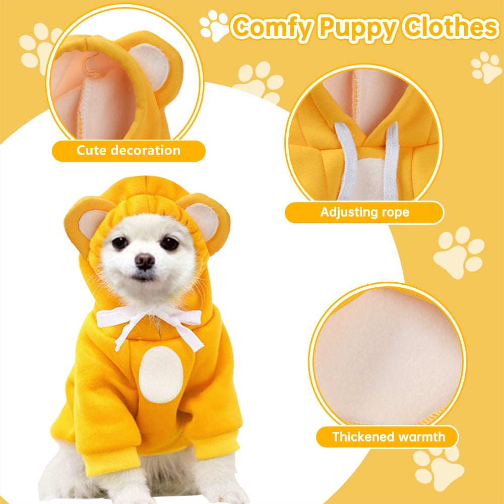KFX-1768893 Cute and Casual Hoodie for Pets, Made of Polyester, Available in Multiple Sizes XS to XL