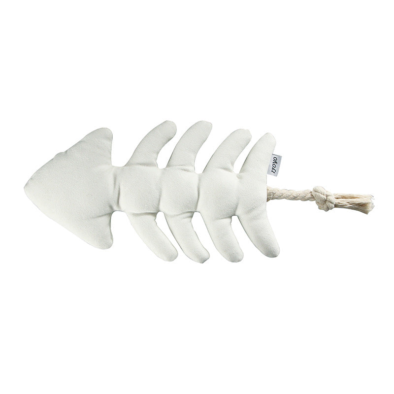 KFX-1769533 Pet Bite-Resistant Plush Toys for Dogs and Cats – Boxing Gloves, Fish Bones, Headphones