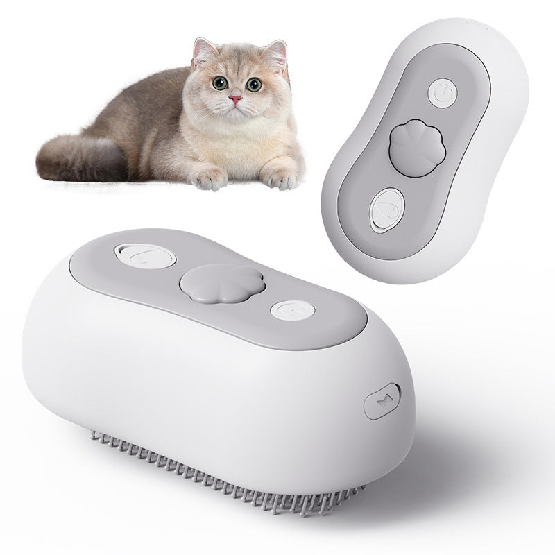 KFX-1770301 Pet Massage Comb with Cleaning Spray for Cats - Rechargeable Device in Multiple Colors
