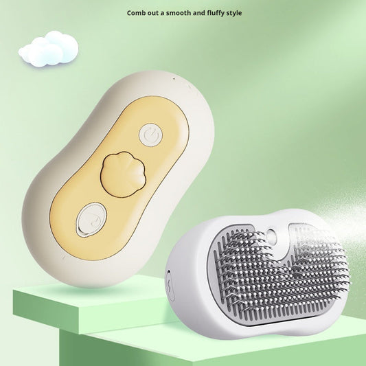 KFX-1770301 Pet Massage Comb with Cleaning Spray for Cats - Rechargeable Device in Multiple Colors