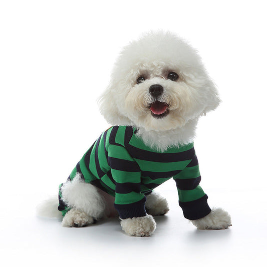 KFX-1771325 Fashionable Cotton Dog Clothes in Red/Blue and Blue/Green, Available in Sizes S-XL