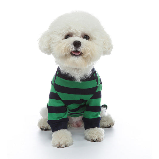 KFX-1771325 Fashionable Cotton Dog Clothes in Red/Blue and Blue/Green, Available in Sizes S-XL