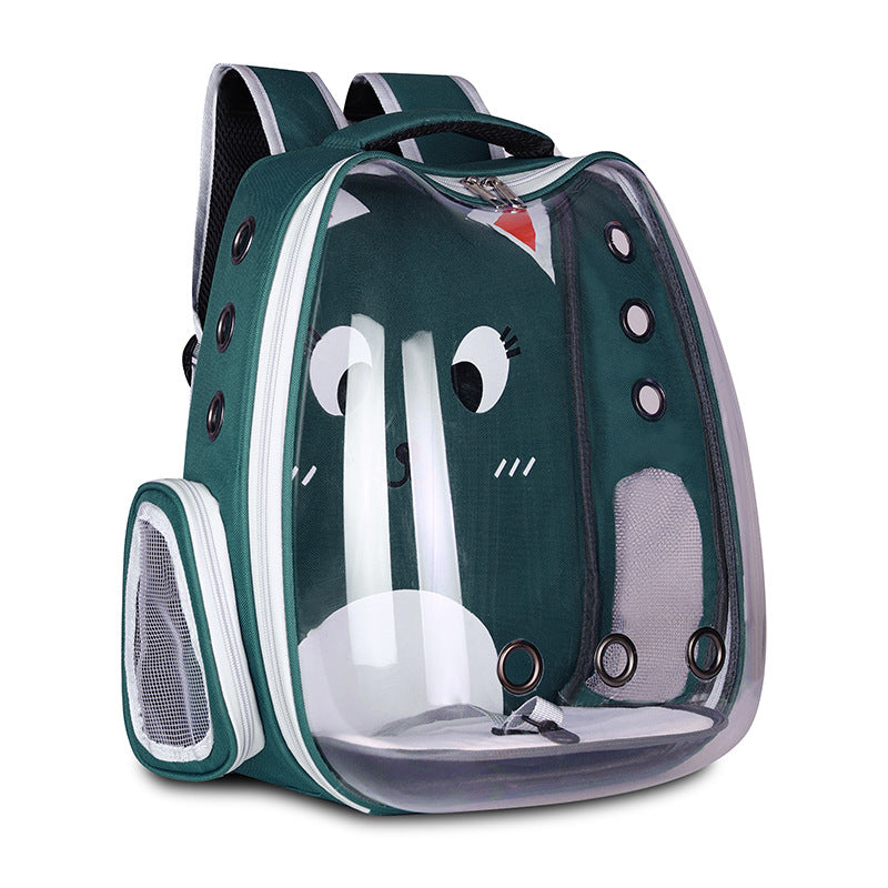 KFX-1776701 Breathable Nylon Pet Backpack for Cats and Dogs - Convenient Space Bag in Multiple Colors