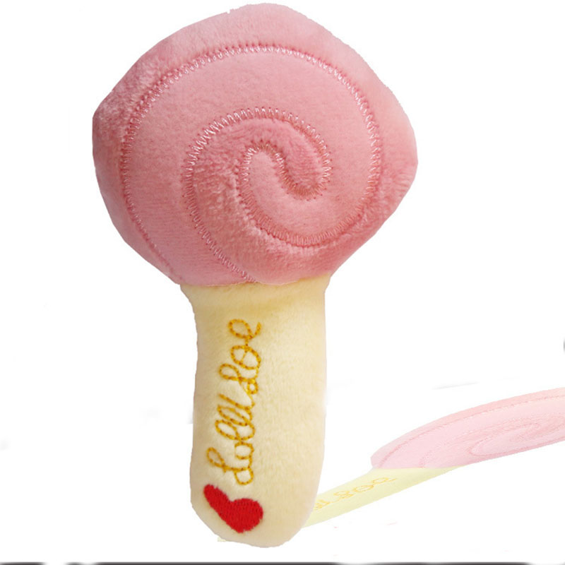 KFX-1779901 Plush Cat Toy Set - Cute French Fries & Hamburger Design, Soft Pet Supplies