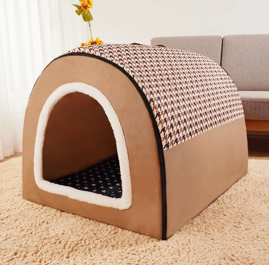 KFX-1780285 Universal Large Dog House for All Seasons - Detachable Design with Cozy Blankets