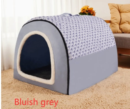 KFX-1780285 Universal Large Dog House for All Seasons - Detachable Design with Cozy Blankets