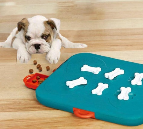KFX-1781053 Interactive Treasure Hunt Puzzle Toy for Pets - Engaging Food Spill Adventure