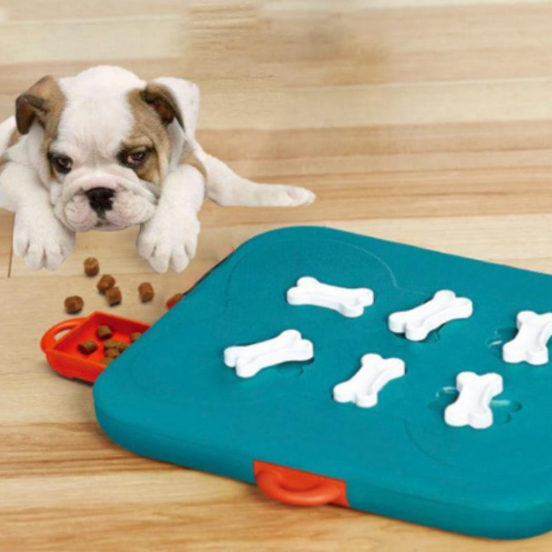 KFX-1781053 Interactive Treasure Hunt Puzzle Toy for Pets - Engaging Food Spill Adventure