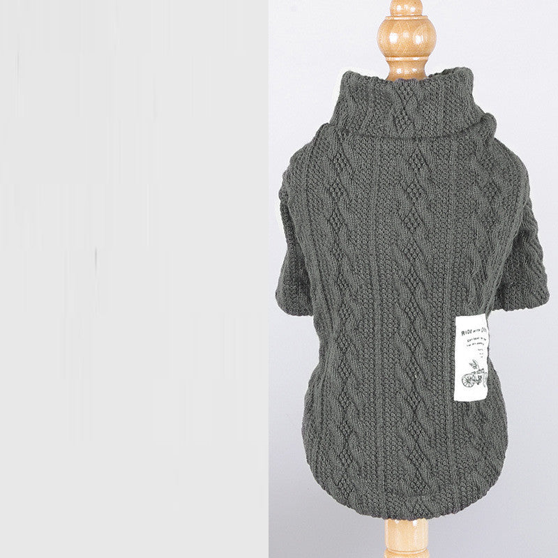 KFX-1783997 Acrylic High Elastic Pet Sweater in Solid Colors for All Sizes