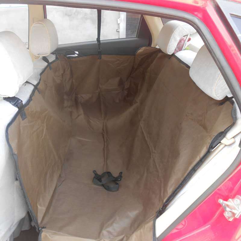 KFX-1790781 Waterproof Car Pet Front Seat Cushion with Adjustable Straps and Non-Slip Design