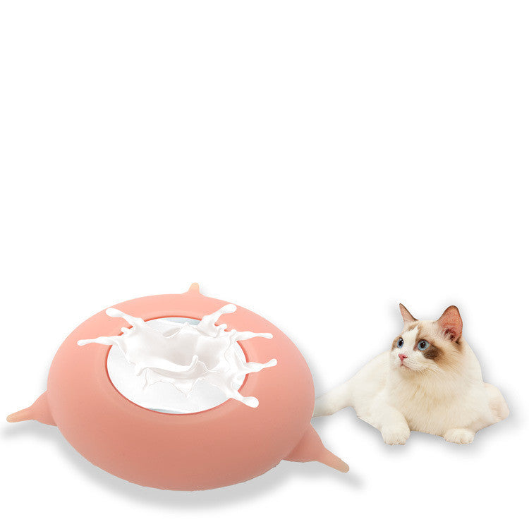 KFX-1792573 Silicone Pet Bowl with Molar Training Design for Dogs and Cats