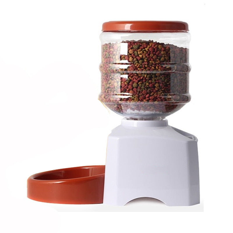 KFX-1795517 Timed Automatic Pet Feeder with 5.5L Capacity and Adjustable Meal Portions