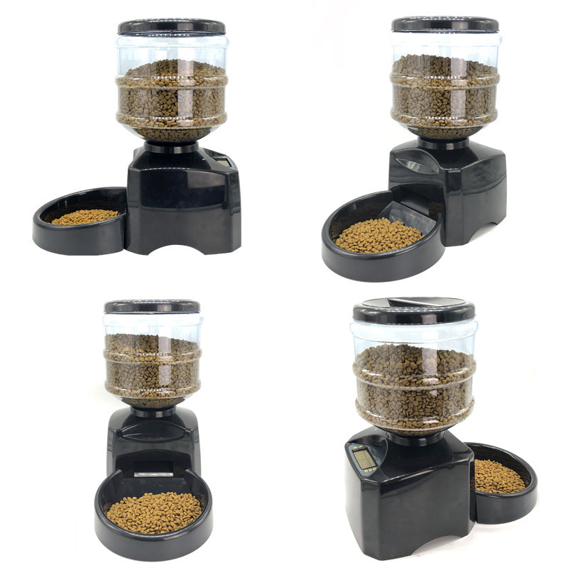 KFX-1795517 Timed Automatic Pet Feeder with 5.5L Capacity and Adjustable Meal Portions