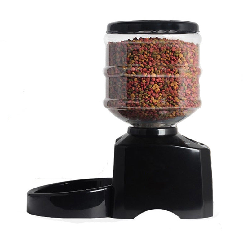 KFX-1795517 Timed Automatic Pet Feeder with 5.5L Capacity and Adjustable Meal Portions