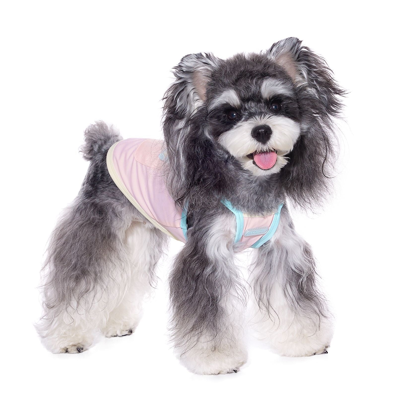 KFX-1796285 Small Dog Summer Casual Clothes in Pink for Bichon and Other Breeds, Comfortable Nylon-Spandex Blend
