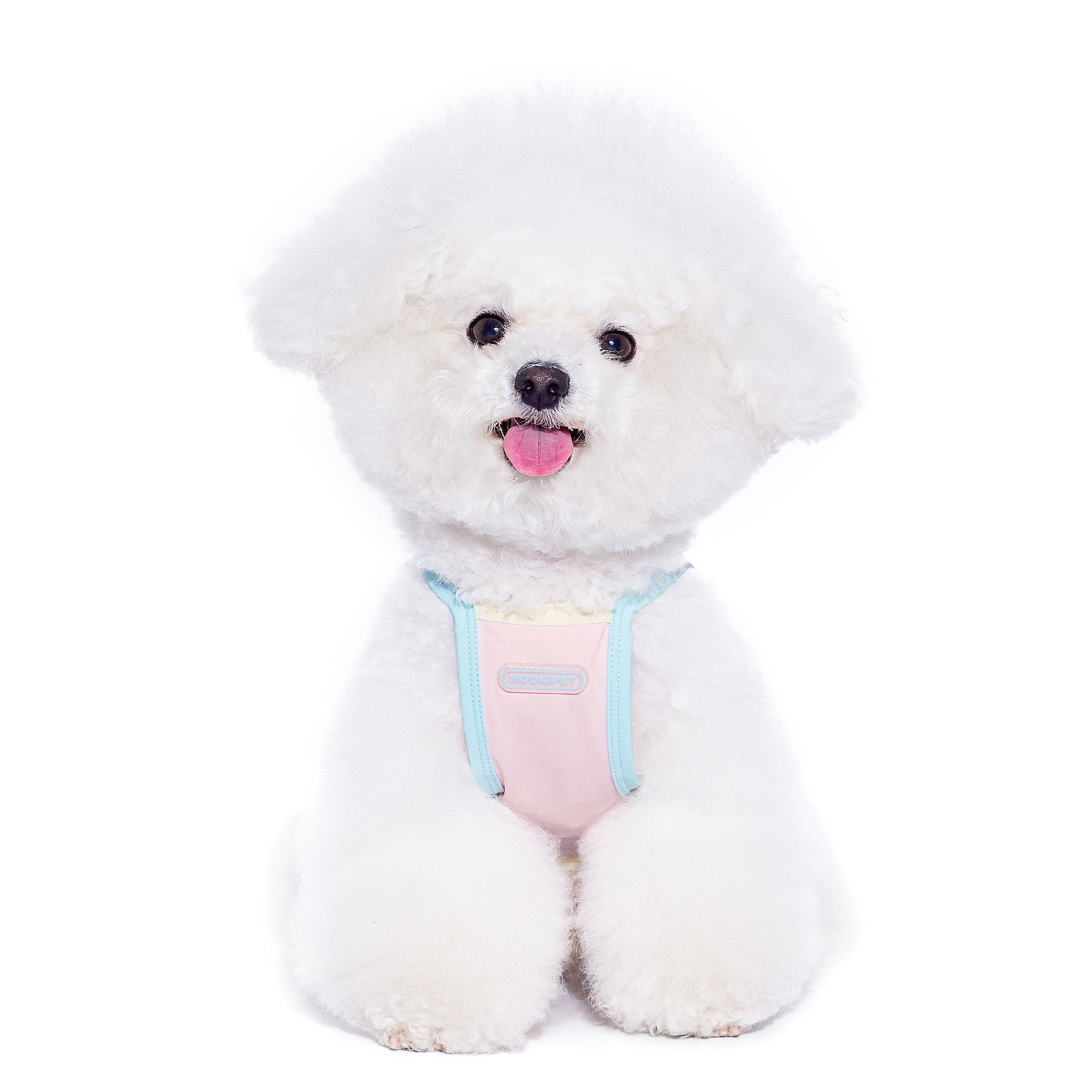 KFX-1796285 Small Dog Summer Casual Clothes in Pink for Bichon and Other Breeds, Comfortable Nylon-Spandex Blend